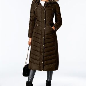 MICHAEL Michael Kors Dark Brown Puffer Jacket
